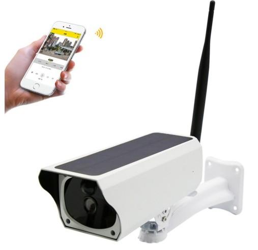Image of temproary solar CCTV for information gathering